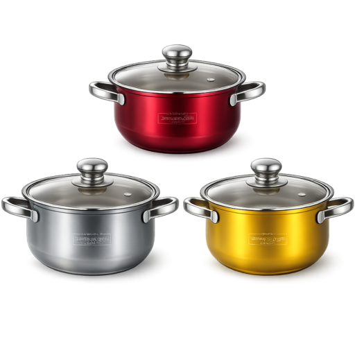 Set 3 periuk kecil stainless steel